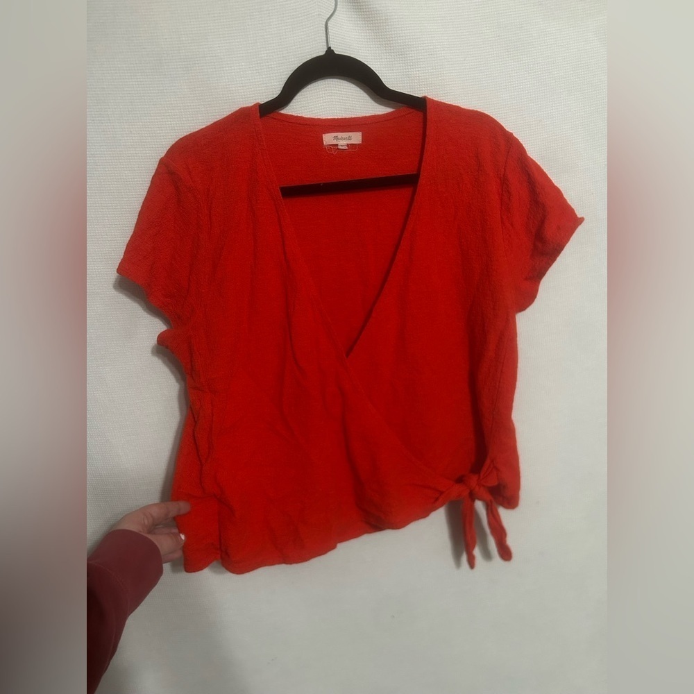 Madewell wrap top